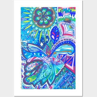 Dreamlike Doodle Posters and Art